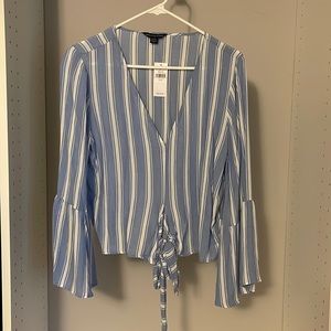 American Eagle Striped Blouse